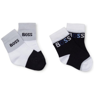 Hugo Boss Baby Boys 2 Pack Of Socks - Navy